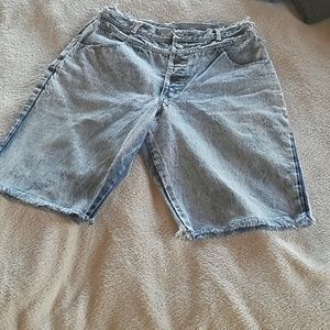 Vintage stone washed Authentic Whipp cut off short